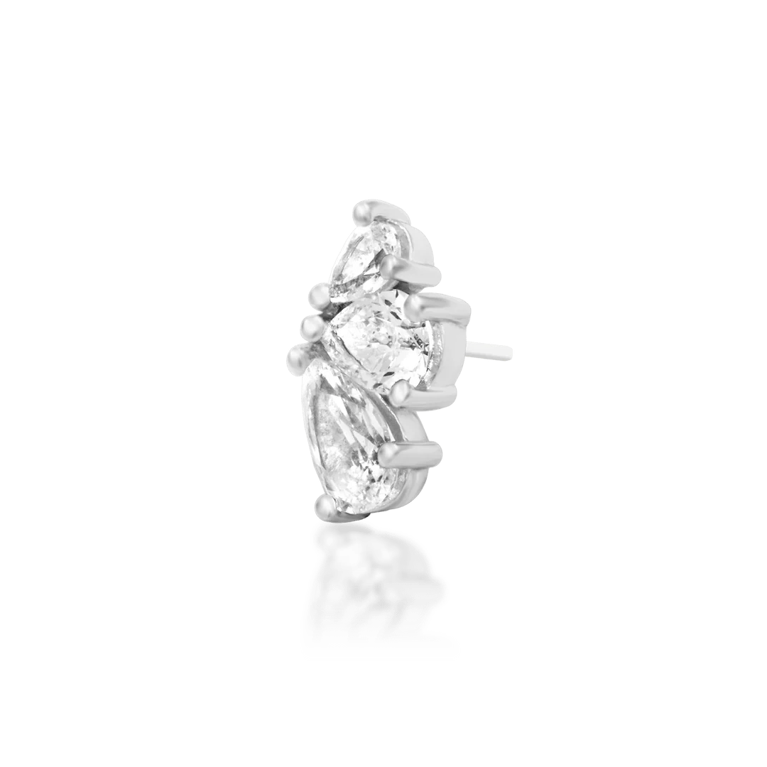 Padma Lotus-Inspired Gold End Styled with Minimalist Stack