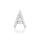 Pointessa Threadless End with Pave CZs Highlighted – Macro Detail