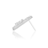 Pointessa in White Gold – Displayed with Matching CZ Jewelry Stack