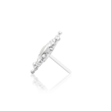 Model Wearing Ruth in Helix Piercing – Elegant Look