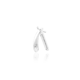 STRAIGHT RAZOR 14K GOLD  - THREADLESS END piercing-zone.com