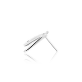 STRAIGHT RAZOR 14K GOLD  - THREADLESS END piercing-zone.com