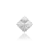 Top-down view of Victor in white gold – compact and geometric design