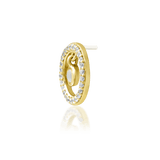 Top-down image of Ailany – moonstone center with 26 sparkling zirconias