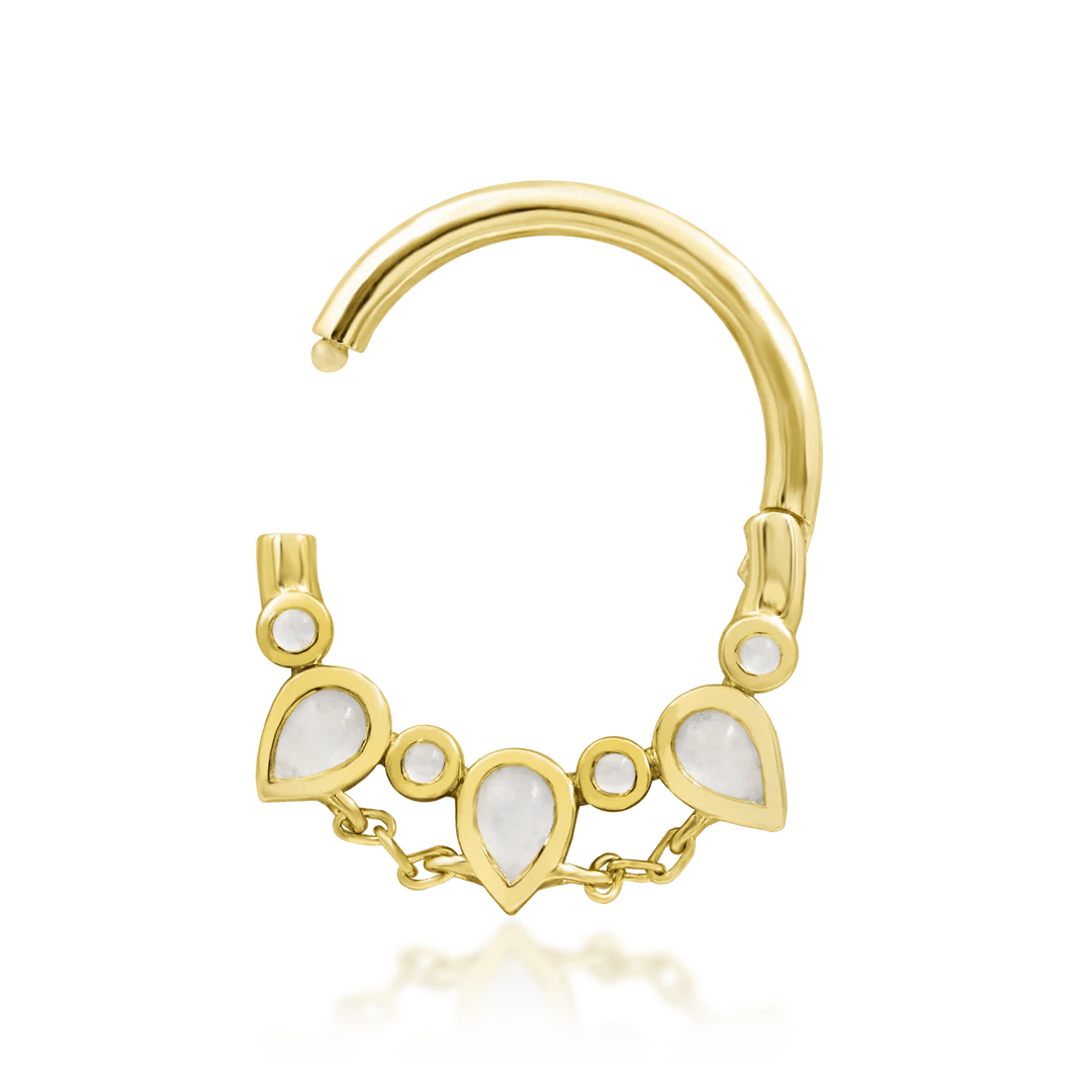 Top-down image of Catalina – structured clicker with celestial stone layout