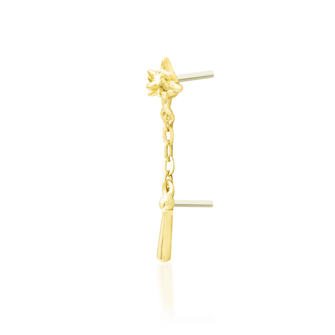 Medieval-Inspired Elongated Flail Design – Close-Up