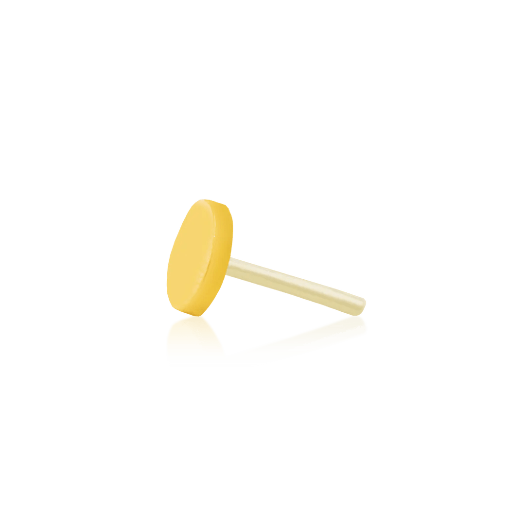 SOLID GOLD DISK-14K GOLD piercing-zone.com