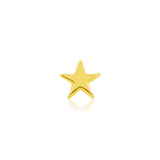 SOLID GOLD STAR-14K GOLD piercing-zone.com