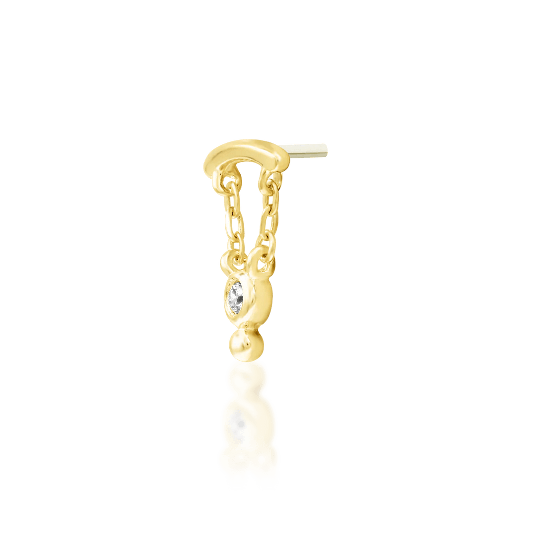 Helena in Yellow Gold – Displayed with Light Reflection