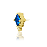 Top-down image of Hesper – geometric gem and ornate circular border