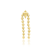 Malia threadless end in 14k yellow gold – minimalist beaded chain design