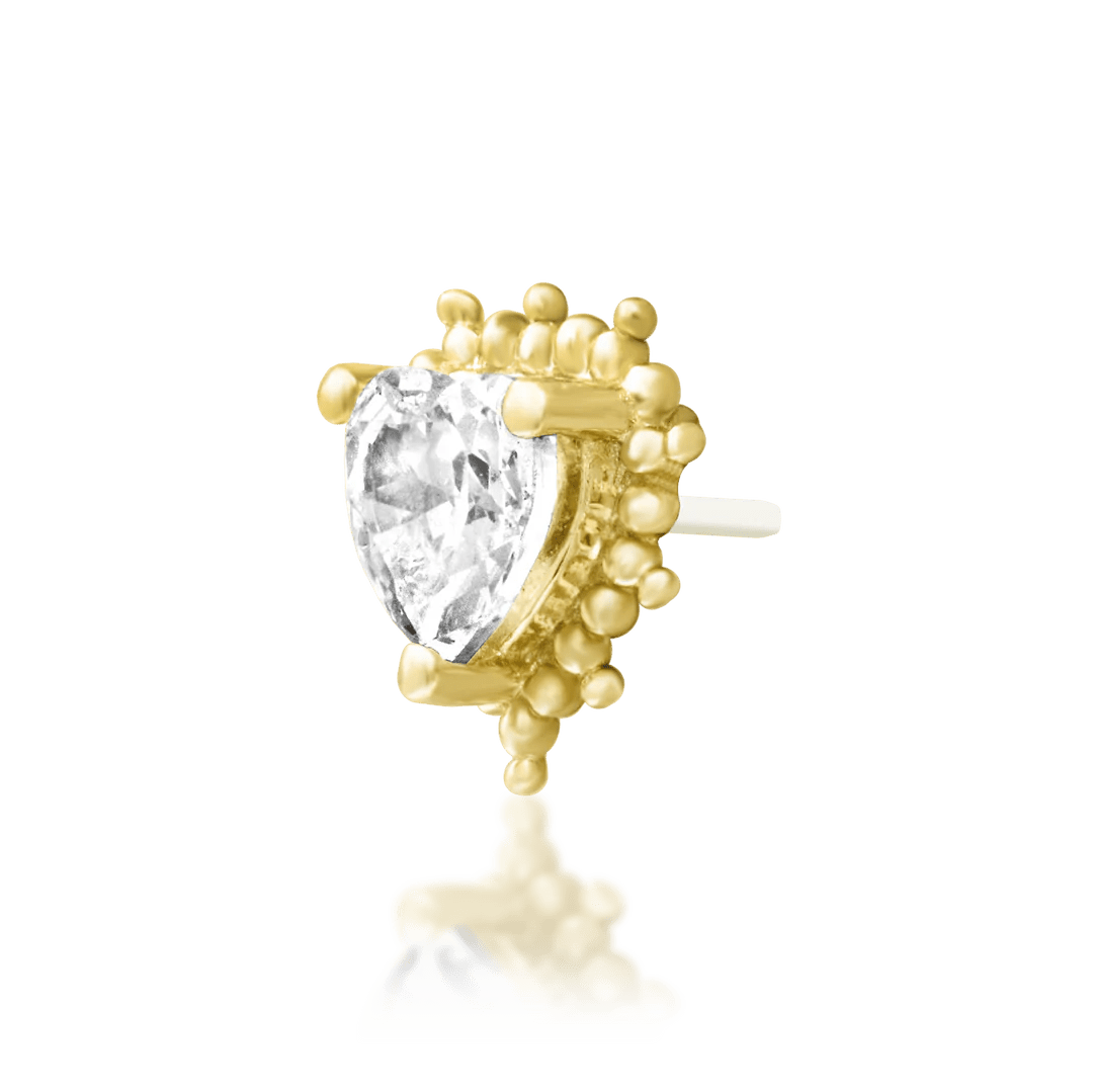 Top-down photo of Meet Cute end – balanced shape and polished finish