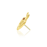 MOTHMAN 14K GOLD  - THREADLESS END piercing-zone.com