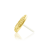 Remi 14K Gold Threadless End with Beaded Teardrop Shape