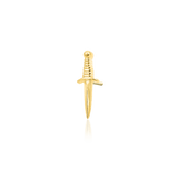 STARING DAGGERS-14K GOLD piercing-zone.com