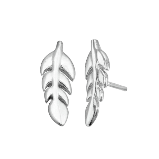 Leaf – 14K Gold Threadless & Threaded End - piercing - zone.com