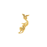 Mermaid – 14K Gold Threadless & Threaded End - piercing - zone.com