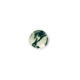 Moss Cab – 14K Gold Moss Agate Threadless End - piercing - zone.com