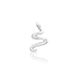 Noodle – Mini Serpent Curve – 14K Gold Threadless End - piercing - zone.com