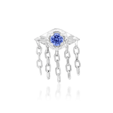 Organa – Tanzanite Gem Cluster – 14K Gold Threadless End - piercing - zone.com