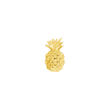 Pineapple – 14K Gold Threadless & Threaded End - piercing - zone.com