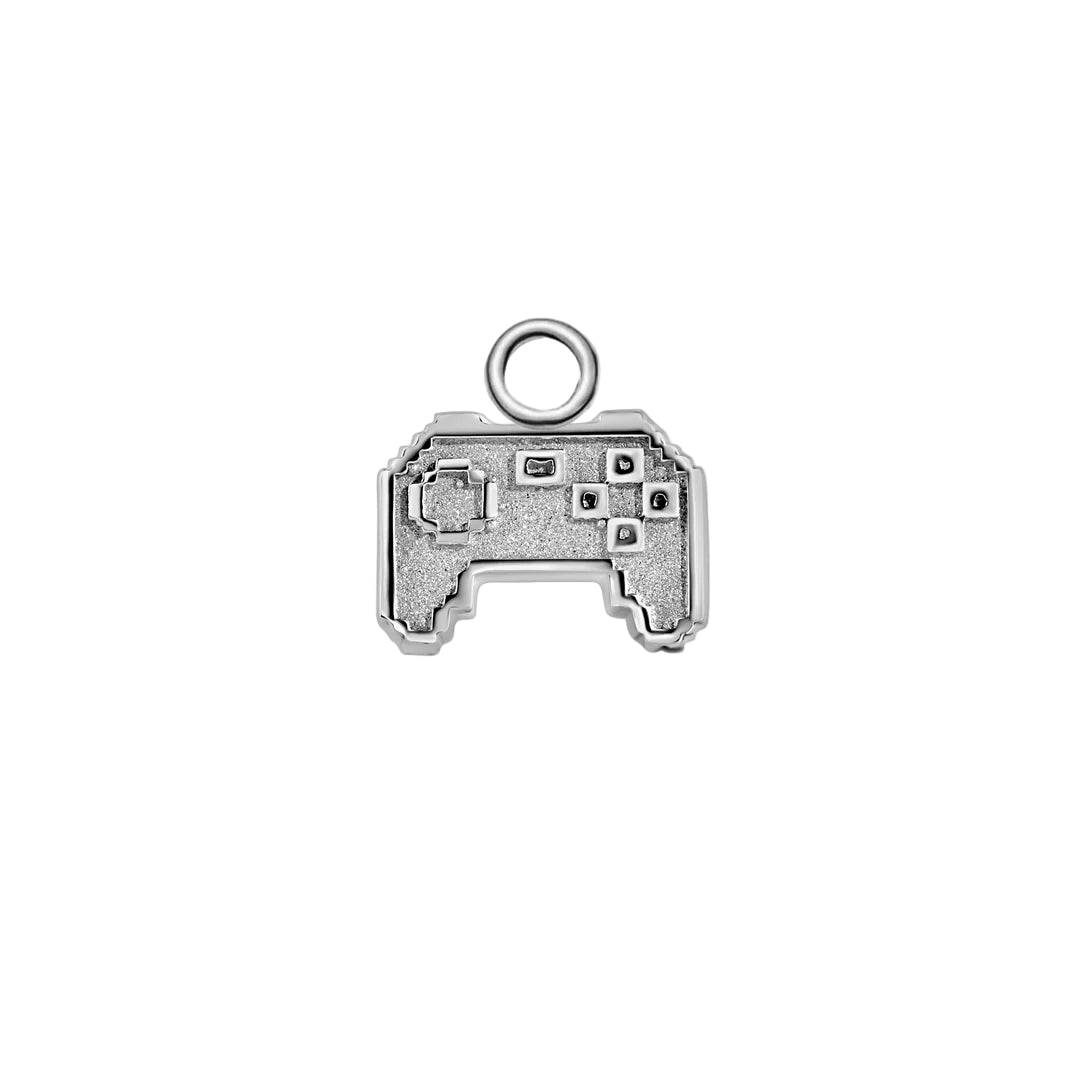 Pixel Controller – 14K & 18K Gold Charm - piercing - zone.com