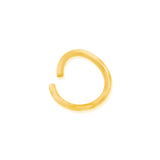 Plain Gold – 14K Seam Ring - piercing - zone.com