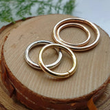 Plain Gold – 14K Seam Ring - piercing - zone.com