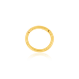 Plain Gold – 14K Seamless Clicker - piercing - zone.com