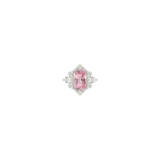 Reyna – Pink Tourmaline – 14K Gold Threadless End - piercing - zone.com