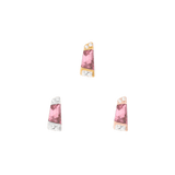 Saboteur – Pink Tourmaline – 14K Gold Threadless End - piercing - zone.com