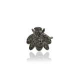 Scene Bee – Black Rhodium – 14K Gold Threadless End - piercing - zone.com