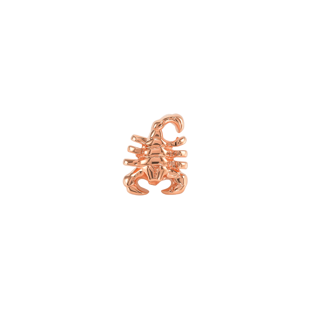 Scorpion – 14K Gold Threadless & Threaded End - piercing - zone.com