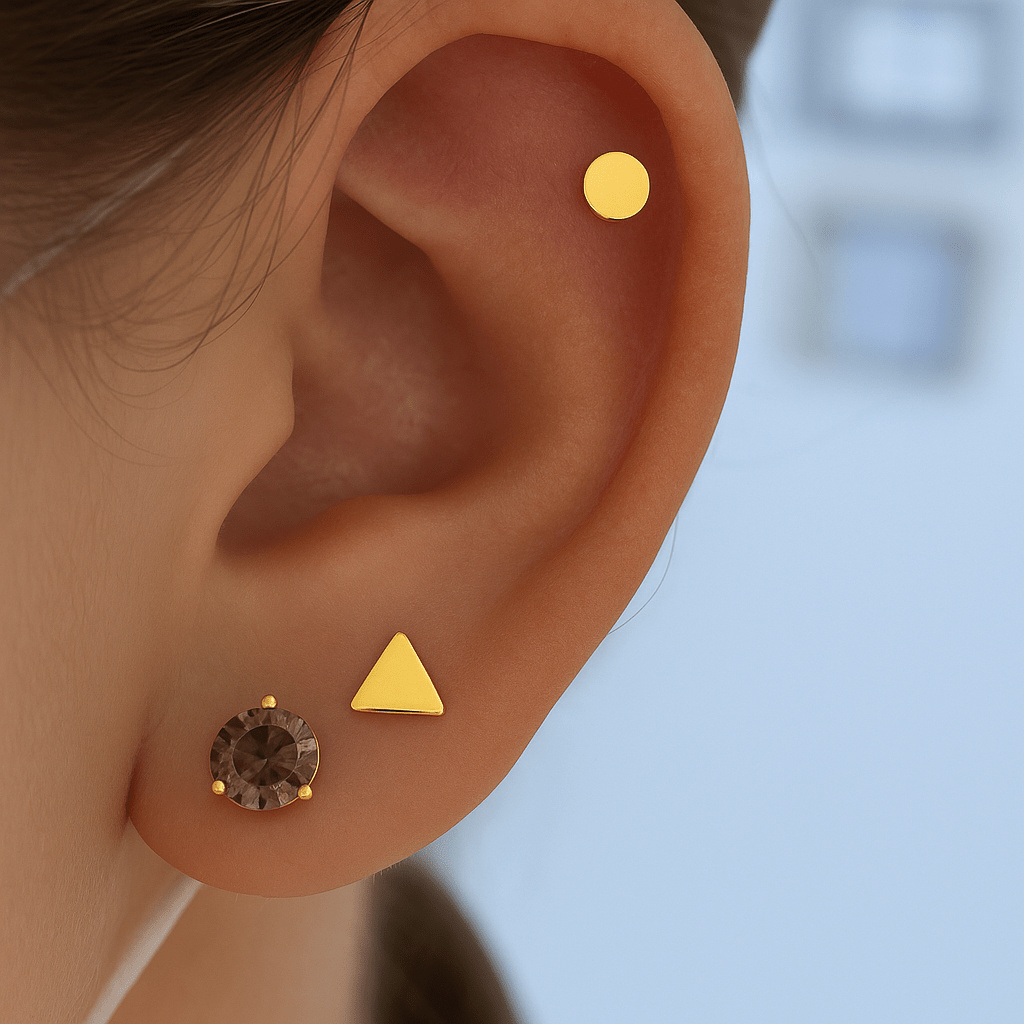 Solid Gold Disk – 14K Gold - piercing - zone.com