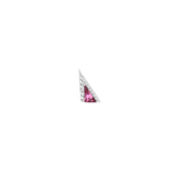 Transmission – Pink Tourmaline – 14K Gold Threadless End - piercing - zone.com