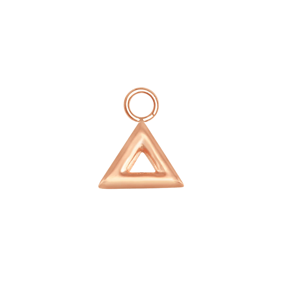 Triangle Trim – 14K & 18K Gold Charm - piercing - zone.com