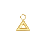 Triangle Trim – 14K & 18K Gold Charm - piercing - zone.com