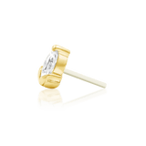 Uma – 14K Gold Gemstone Threadless End - piercing - zone.com