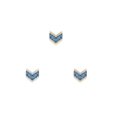 Vande – London Blue Topaz – 14K Gold Threadless End - piercing - zone.com