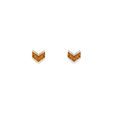 Vande – Orange Garnet – 14K Gold Threadless End - piercing - zone.com