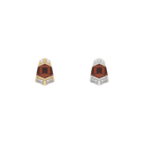 Vera – Garnet – 14K Gold Threadless End - piercing - zone.com