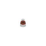 Vera – Garnet – 14K Gold Threadless End - piercing - zone.com