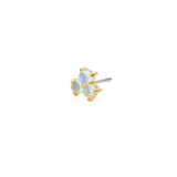 Vida – Birthstone Trio – 14K Gold Threadless End - piercing - zone.com