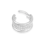 Vivienne – 40 CZ Contour – 14K Gold Clicker Ring - piercing - zone.com