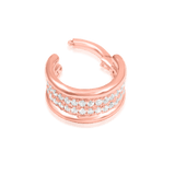 Vivienne – 40 CZ Contour – 14K Gold Clicker Ring - piercing - zone.com
