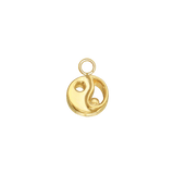 Yin & Yang – 14K & 18K Gold Charm - piercing - zone.com
