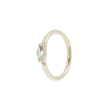 Back View Showing Seamless Opening on Zuri Ring
