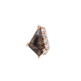 ELEVATE - TOURMALATED QUARTZ + CZ - THREADLESS END piercing-zone.com