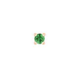 Flat Lay of Tsavorite Prong with Other Minimalist Ends
