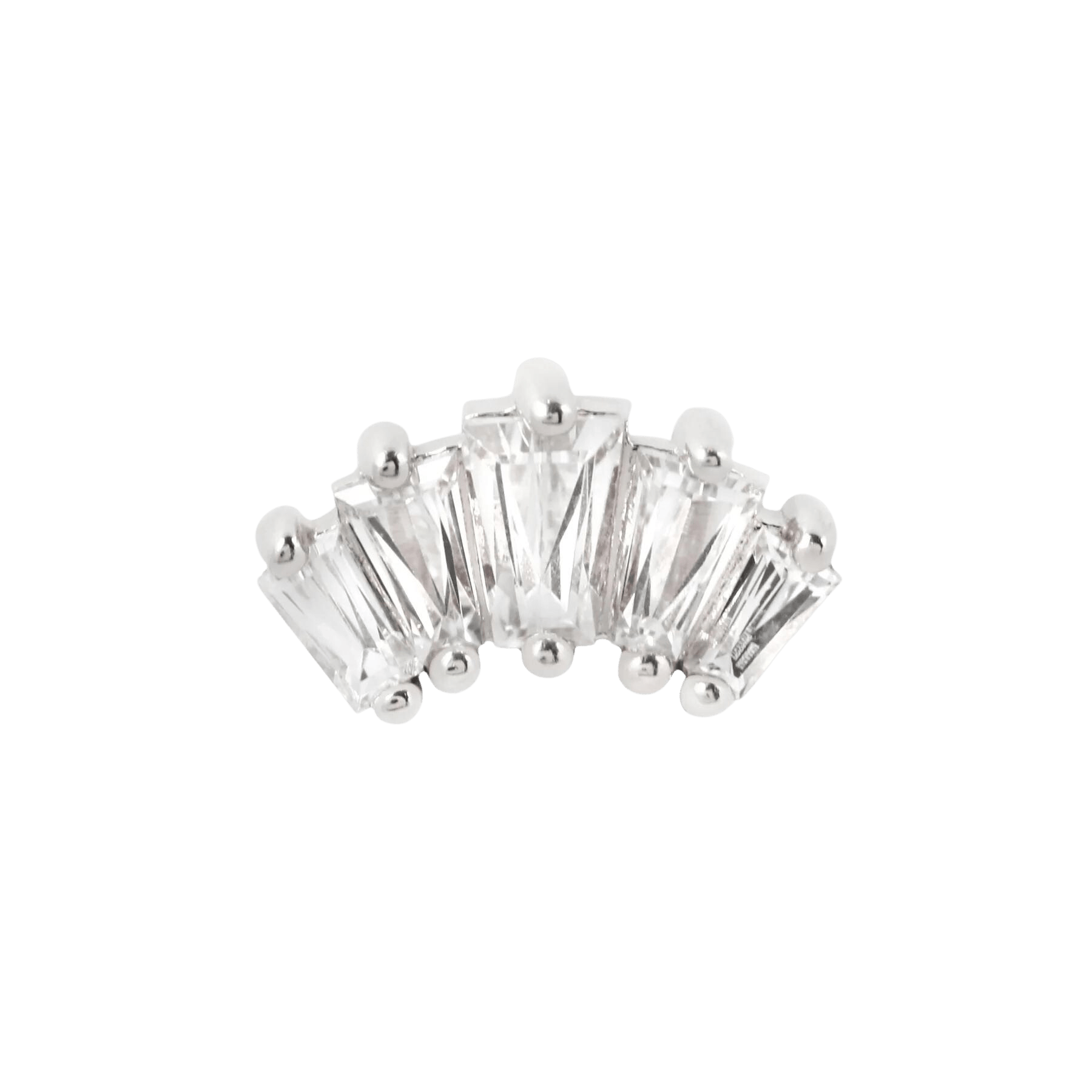 GEMMA CINQ LARGE - CZ - THREADLESS END piercing-zone.com